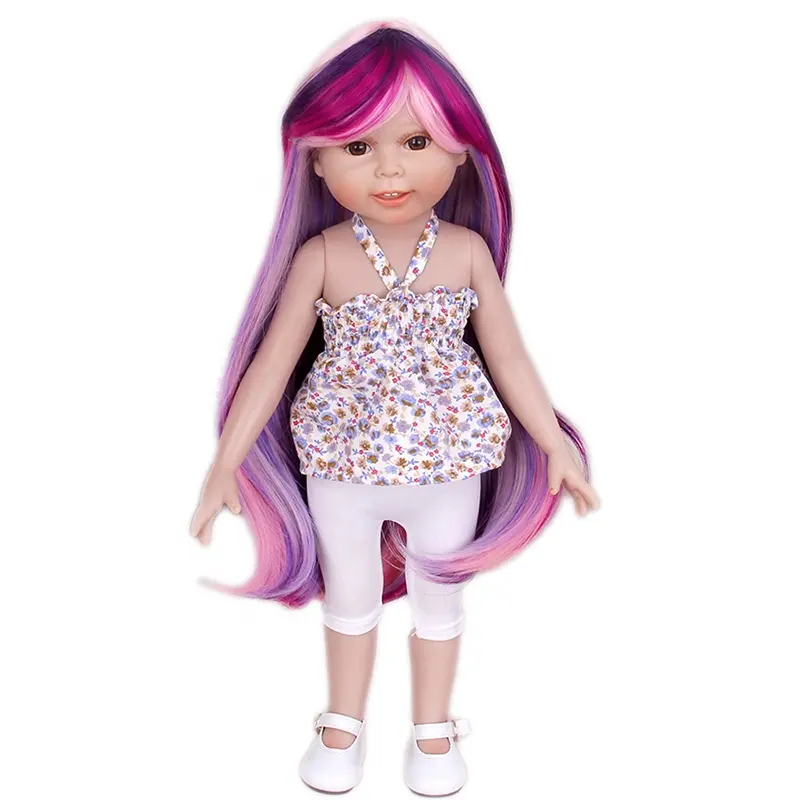 Fantasy Perücke Mode Puppe maßge schneiderte Haar Perücke für 18 "American Doll Perücke