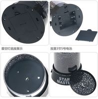Lampe de Nuit LED Projecteur 3D Ciel Étoilé Kanlong à Prix d'Usine, Alimentation USB, Décoration DIY pour Chambre de Bébé, Thème Noël