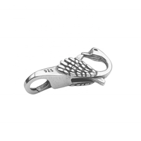 Vente en gros de fermoirs en argent sterling à double extrémité personnalisés Accessoires de bricolage pour bracelets Colliers de perles Recherche de bijoux de printemps
