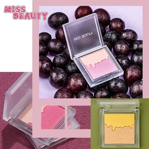 BAISER BEAUTÉ 2 couleurs Mélangées Imperméable Longue Durée <span class=keywords><strong>Blush</strong></span> Maquillage Haute Pigment Marque Privée Faire Votre Propre Fard À Joues - Product Image 3