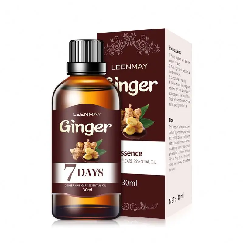 LEENMAY ginger king hair growth oil to increase dense hair organic hair growth products private brand