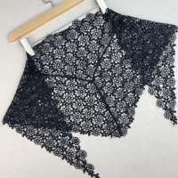 Jupe d'été en dentelle tricotée pour femme, taille naturelle, respirante, lavable, en polyester/coton teint en fil