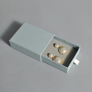 Boîte à bijoux en carton personnalisée pour alliances Boucles d'oreille Bracelets Colliers Organisateur Emballage de bijoux Boîte cadeau sans logo - Product Image 1