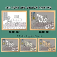 Lampe LED 4D Miracle Frame – Peinture Murale Lumineuse – Série Anime, Jeux, Religion, etc. – Cadeau d'Anniversaire Personnalisé Idéal pour Chambre et Bureau