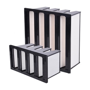 Cerdo granja Anti-epidemia de 0,3 micras Merv13 14 V celda filtro 592x592x292mm para porcina granja - Product Image 4