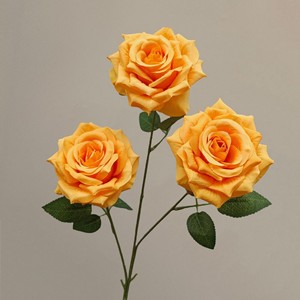 Decoración de Fondo para Boda con 3 Rosas Artificiales de Diamante, para Ceremonia y Recepción, 66 cm, Decoración en Oferta, Rosas de Seda - Product Image 4