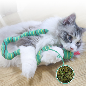 Anti-biting Molar Interactive Play Pet Supplies Factory Spot Wholesale Catnip Plush Greedy <strong>Snake</strong> <strong>Cat</strong> <strong>Toy</strong> - Product Image 2