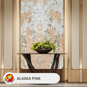 Meilleure dalle de granit rose d'Alaska sur mesure pour la décoration murale de cuisines et salles de bain de villas et hôpitaux, export en vrac en Inde - Product Image 5