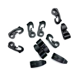 Kunststoff-Schockkordel-Haken, Gummikordel-Endverschluss-Clip für Elastikkordel, Rucksack-Zubehör - Product Image 1