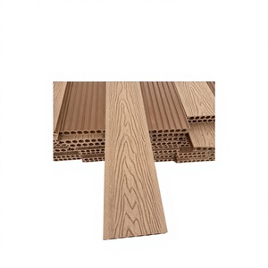 Customized Interlocking Exterior Wood Plastic Composite Waterproof Anti-Slip 3D Embossed WPC <b>Decking</b> Tiles for Outdoor Flooring - Product Image 1