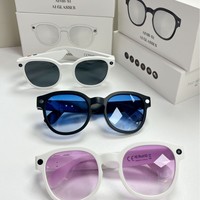 Lunettes de soleil intelligentes S1 avec caméra, traducteur vocal IA et fonction d'enregistrement vidéo, connectivité Wi-Fi