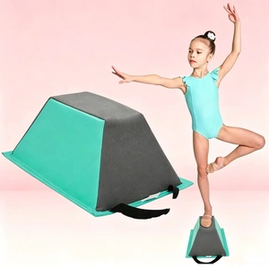 Support d'entraînement pour figures acrobatiques en PU antidérapant, pour cheerleading, entraînement à l'équilibre et à la flexibilité, pour enfants et danse - Product Image 1