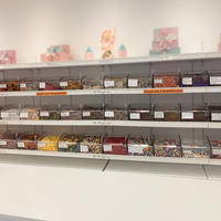 ECOBOX Gewürzbehälter für lose Lebensmittel, Pistazien, Getreide, Nüsse, Bohnen, Zucker, Süßigkeiten, Plastik-Lebensmittelbehälter, Gummibärchen, Pick-and-Mix-Bonbonbehälter für Geschäfte
