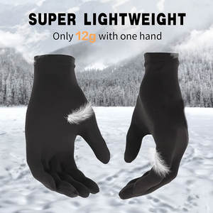 Nuevos guantes simples de nailon para conducir automóviles con pantalla táctil Guantes para exteriores de Pakistán hechos de cuero - Product Image 4