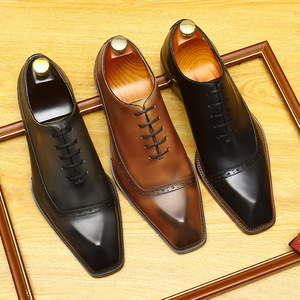 Chaussures Oxford imperméables de luxe haut de gamme pour homme, style britannique, bout ouvert, décontractées et habillées, collection automne, best-seller - Product Image 2