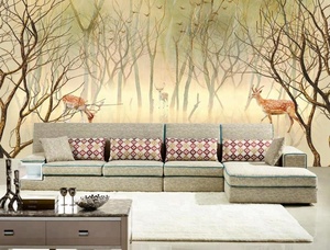 วอลเปเปอร์ภาพพิมพ์บนผ้าใบกันน้ำสีสันสดใสแบบกำหนดเองจากโรงงานโดยตรง - Product Image 2