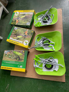 소년 소녀 야드 로버 스틸 트레이 어린이 금속 수레 어린이 정원 핸디 트롤리 카트 모래 해변 아이 바퀴 수레 장난감 - Product Image 6