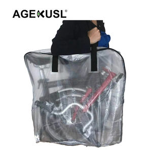 AGEKUSL Sac de transport pliable pour vélo Design pliable à trois volets pour <span class=keywords><strong>Brompton</strong></span> Pikes Royale Camp Crius Crius pliable à trois volets - Product Image 2