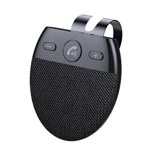 Handsfree kit mobil penutup matahari klip penerima Audio nirkabel Speakerphone pengeras suara Stereo pemutar MP3