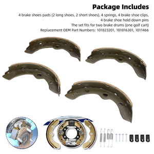 27943G01 70794G01 Jeu de plaquettes de frein pour voiturette de <span class=keywords><strong>golf</strong></span>, plaquettes de frein Club Car - Product Image 2