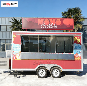 Camioneta de Comida con Barra de Remolque, Remolque de Comida, Cocina Móvil Totalmente Equipada, Camión de Comida para Dulces y Bocadillos - Product Image 2