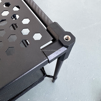 Table portable d'extérieur, table pliante légère, fabriquée en fibre de carbone et aluminium, pour la randonnée, les voyages, le camping, les pique-niques