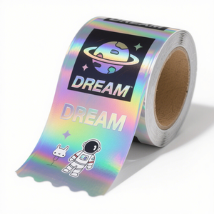 สติกเกอร์ไวนิลติดเองสติกเกอร์โลโก้สติกเกอร์กันน้ำพิมพ์ฉลากม้วน - Product Image 6