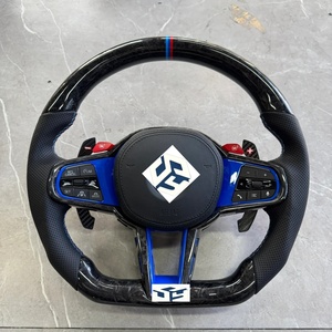 Volant en fibre de carbone personnalisé pour <span class=keywords><strong>BMW</strong></span> 2 3 4 5 6 Series G20 G29 G22 G26 G30 G31 G01 G02 G05 G06 G14 G15 G80 2018-2022 - Product Image 2