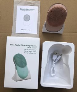 2 in 1 Manuelle Gesichts reinigungs bürsten Wasch massage Silikon wäscher Gesichts bürste für tief porige Peeling-Massage - Product Image 6