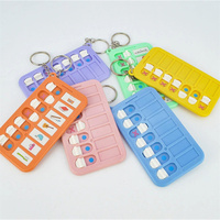 Carte d'autodiscipline pour enfants Liste de contrôle en plastique Feuille de gestion du temps Planification des tâches Mémo Porte-clés Jouets à vendre