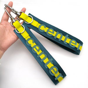 2025 New Lulu Nylon Jacquard Keychain Với Mini Dây Kéo Túi Biểu Tượng Tùy Chỉnh Xách Tay Dây Đeo Cổ Tay Ví Phụ Kiện Thời Trang - Product Image 4