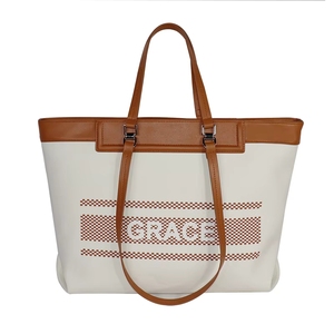Sac fourre-tout réutilisable, moderne, élégant, portable, durable, grande capacité, souple, ouvert, imperméable, personnalisable, en tissu, pour un usage quotidien - Product Image 3