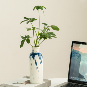 Hand Painted Ink Splash Creative <b>Small</b> Size Ceramic <b>Vase</b> for Living Room Desktop Dried Fresh Flower Display Decoration - Product Image 2