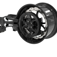 INCA KING Nouveau Kit de bras unique Vrod Muscle en aluminium anodisé usiné CNC pour remplacement/réparation et personnalisation de pièces de moto, Garantie 1 an