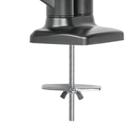 Support de bras de moniteur double avec support de montage à ressort à gaz Support réglable pour un placement facile du moniteur