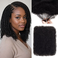 Anna Factory Wholesale 4CW Cheveux humains naturels en vrac 10 pouces 50G Extensions de cheveux vierges à cuticules alignées