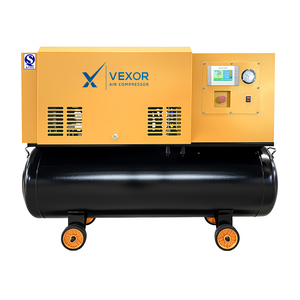 มอเตอร์หล่อลื่นอุตสาหกรรม 7.5KW/11KW/15KW แบบพกพา เงียบ พร้อมระบบสกรูออลอินวัน สำหรับใช้ในโรงงาน - Product Image 1