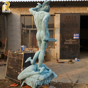 Escultura de Bronce de Gran Tamaño, Clásica, Fundida, de Perseo Sosteniendo la Cabeza de Medusa, para Jardín o Parque - Product Image 6