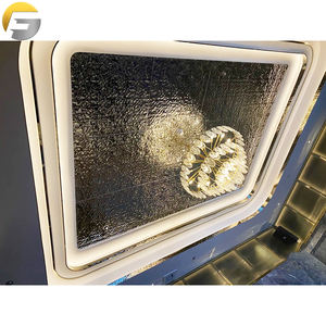 ZE0314 mejor venta Irregular de onda de agua en relieve de acero inoxidable de plata y otro Color Planels - Product Image 1