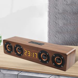 Enceinte bluetooth sans fil, grand haut-parleur en bois, réveil <span class=keywords><strong>de</strong></span> réveil, jeu 24 heures, boîte, Radio FM, pour Home cinéma, HiFi, pour fête, nouveauté 2020 - Product Image 5