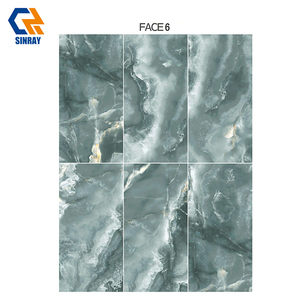 Carreaux <span class=keywords><strong>de</strong></span> sol et <span class=keywords><strong>de</strong></span> mur en porcelaine antibactériens brillants à texture pierre moderne 600x1200mm, antidérapants et émaillés pour salle <span class=keywords><strong>de</strong></span> bain et hôtel - Product Image 6