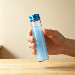 Frasco de Vidrio Transparente de 50 ml con Tapa de Rosca de Aluminio, Botella Cilíndrica Vacía para Salsas, Aceite, Condimentos, Envases para Regalos - Product Image 6