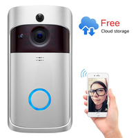Bel pintu masuk otomatis, BS-M07W Sensor gerakan inframerah nirkabel kualitas tinggi 720P 1080P HD