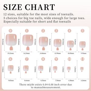 <span class=keywords><strong>Gel</strong></span> de <span class=keywords><strong>gel</strong></span>ée Soak Off <span class=keywords><strong>Gel</strong></span>-X Tips Pré-conçu Rose Couverture complète Presse sur les ongles Faux ongles d'orteil Extension de <span class=keywords><strong>pied</strong></span> <span class=keywords><strong>Gel</strong></span> doux Toe Nail Tips - Product Image 5