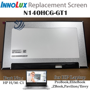 Pantalla LCD de Repuesto <span class=keywords><strong>HP</strong></span> H/W:C1 Nueva para Portátil <span class=keywords><strong>HP</strong></span> <span class=keywords><strong>ProBook</strong></span> EliteBook ZBook 14.0" Sin Pantalla Táctil 1920x1080 N140HCG-GT1 - Product Image 1