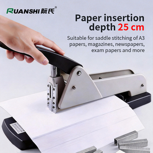 <span class=keywords><strong>Agrafeuse</strong></span> robuste à <span class=keywords><strong>bras</strong></span> <span class=keywords><strong>long</strong></span>, capacité 210 feuilles, pointage à cheval disponible, 5000 - Product Image 5
