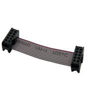 Câble ruban plat personnalisé avec câble plat flexible de type micro-match rouge de 1.27mm 2.54mm Câble plat de type micro-match