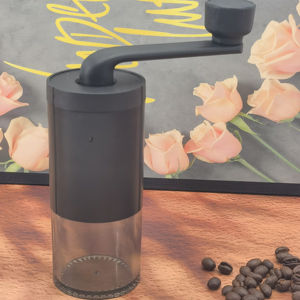 เครื่องบดกาแฟมือ<span class=keywords><strong>หมุน</strong></span>แบบพกพาขนาดเล็ก สำหรับใช้ในบ้าน ใบมีดเซรามิกทรงกรวย ตัวเครื่องทำจากพลาสติก - Product Image 2