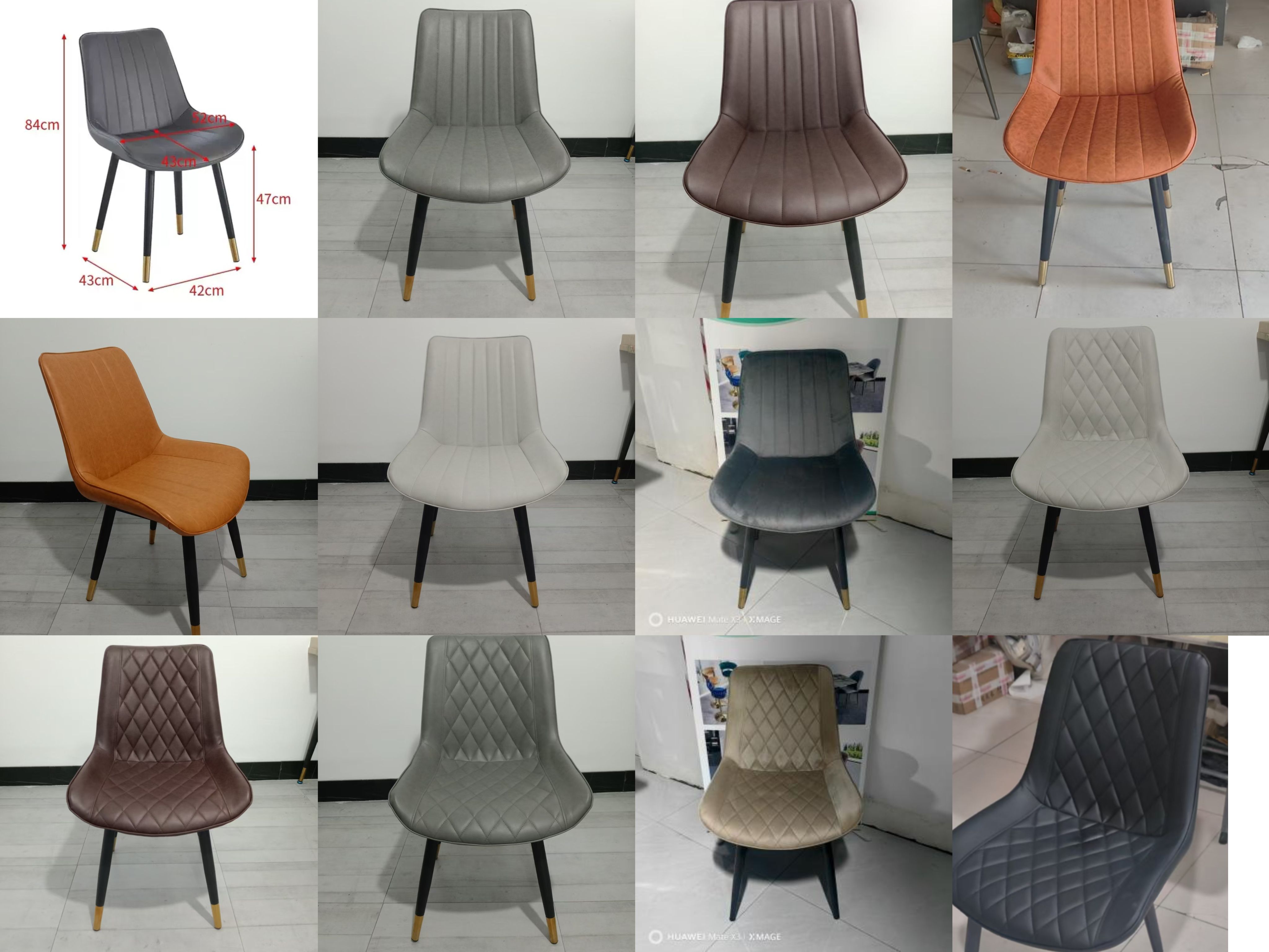 dining room with a chair round