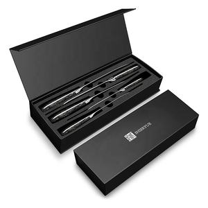 ألياف الكربون + مقبض رقائق ذهبية دمشق الشيف الياباني سانتوكو طقم سكاكين مطبخ أسود مقبض راتنج داماست - Product Image 6